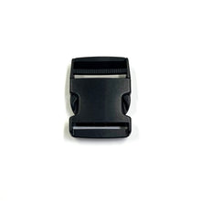 Load image into Gallery viewer, 50mm Black Plastic Side-Release Buckles For Webbing Bags Straps Fastenings x10