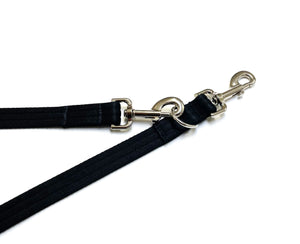 Double Ended Dog Training Lead Multi Functional Walking Leash In Black