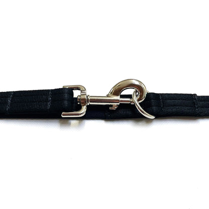 Double Ended Dog Training Lead Multi Functional Walking Leash In Black