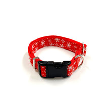 Load image into Gallery viewer, Christmas Dog Collars Adjustable 25mm Wide In Various Designs Small Medium Large