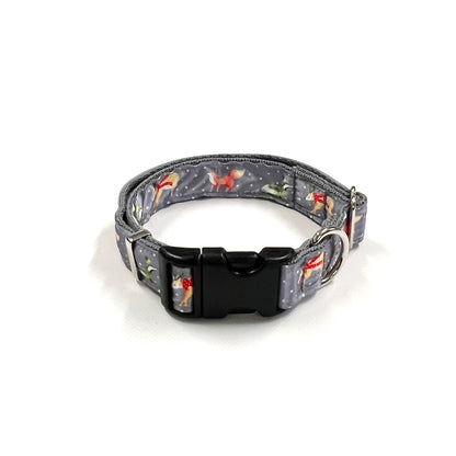 Christmas Dog Collars Adjustable 25mm Wide In Various Designs Small Medium Large