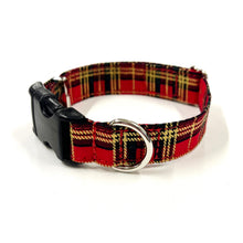 Load image into Gallery viewer, Christmas Dog Collars Adjustable 100% Cotton Fabric 25mm Wide In Various Designs Small Medium Large