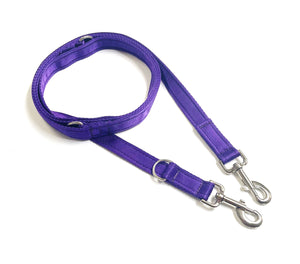 Police Style Dog Training Leads Double Ended Obedience Leash Multi-Functional 25mm Cushion Webbing