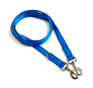 Police Style Dog Training Leads Double Ended Obedience Leash Multi-Functional 25mm Cushion Webbing