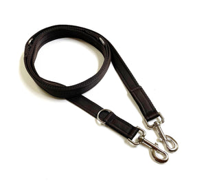 Police Style Dog Training Leads Double Ended Obedience Leash Multi-Functional 25mm Cushion Webbing