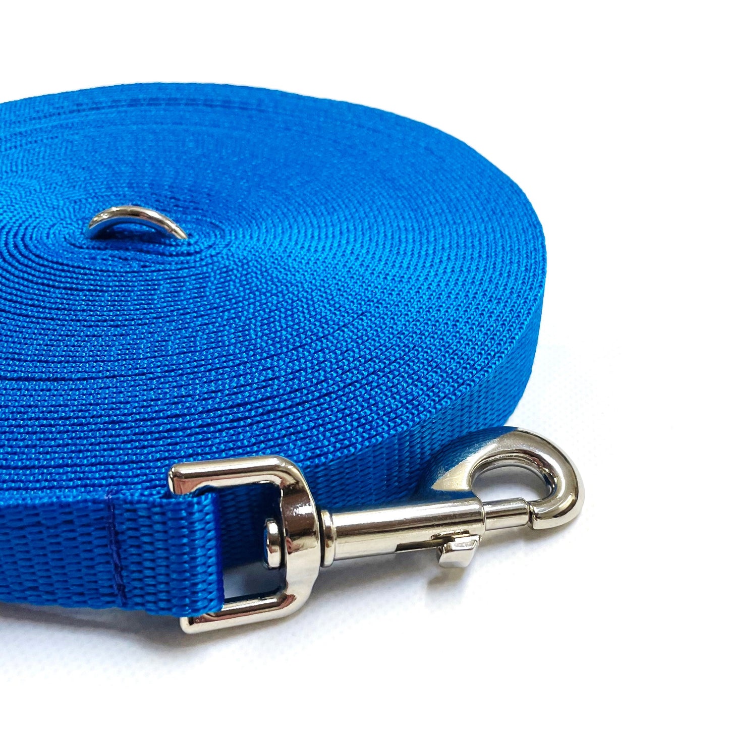 40ft - 100ft Long Dog Training Leads Obedience Recall Walking Leash Puppy In 20mm Webbing 19 Colours