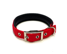 Load image into Gallery viewer, Dog Collar Adjustable Soft Padded Collar 25mm Wide Small Medium Large 20 Colours