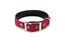 Load image into Gallery viewer, Dog Collar Adjustable Soft Padded Collar 25mm Wide Small Medium Large 20 Colours