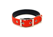 Load image into Gallery viewer, Dog Collar Adjustable Soft Padded Collar 25mm Wide Small Medium Large 20 Colours