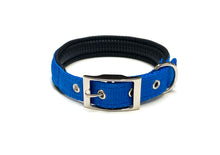 Load image into Gallery viewer, Dog Collar Adjustable Soft Padded Collar 25mm Wide Small Medium Large 20 Colours