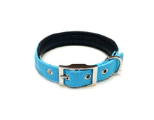 Load image into Gallery viewer, Dog Collar Adjustable Soft Padded Collar 25mm Wide Small Medium Large 20 Colours