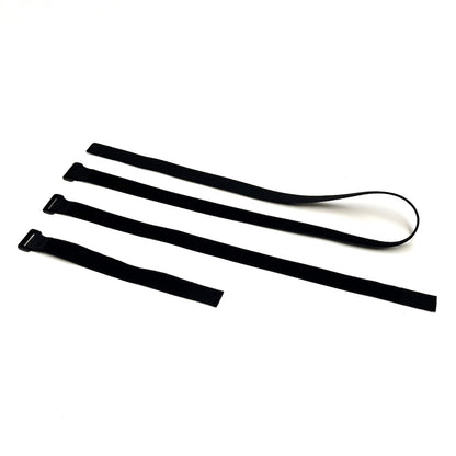 Hook And Loop Tape Strap Plastic Loop Strapping Band Luggage In Black & White