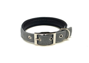 Dog Collar Adjustable Soft Padded Collar 25mm Wide Small Medium Large 20 Colours