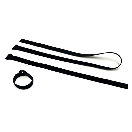 Hook And Loop Tape Strap Plastic Loop Strapping Band Luggage In Black & White