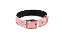 Load image into Gallery viewer, Dog Collar Adjustable Soft Padded Collar 25mm Wide Small Medium Large 20 Colours