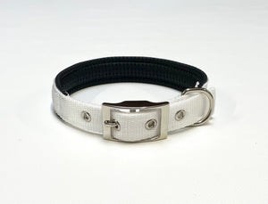 Dog Collar Adjustable Soft Padded Collar 25mm Wide Small Medium Large 20 Colours