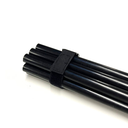 Hook And Loop Tape Strap Plastic Loop Strapping Band Luggage In Black & White