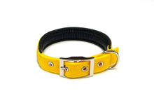 Load image into Gallery viewer, Dog Collar Adjustable Soft Padded Collar 25mm Wide Small Medium Large 20 Colours