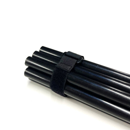 Hook And Loop Tape Strap Plastic Loop Strapping Band Luggage In Black & White