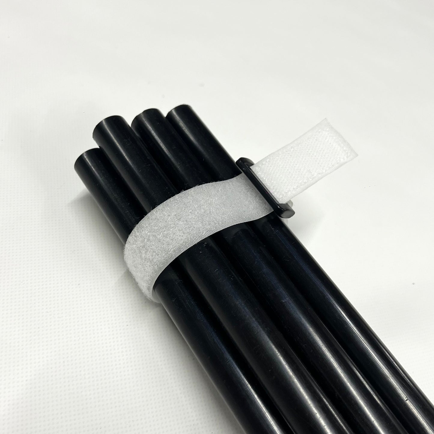 Hook And Loop Tape Strap Plastic Loop Strapping Band Luggage In Black & White