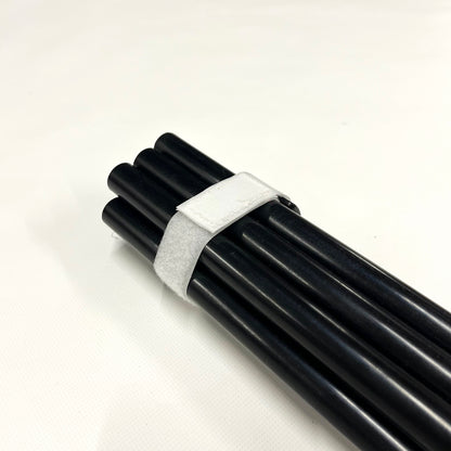Hook And Loop Tape Strap Plastic Loop Strapping Band Luggage In Black & White