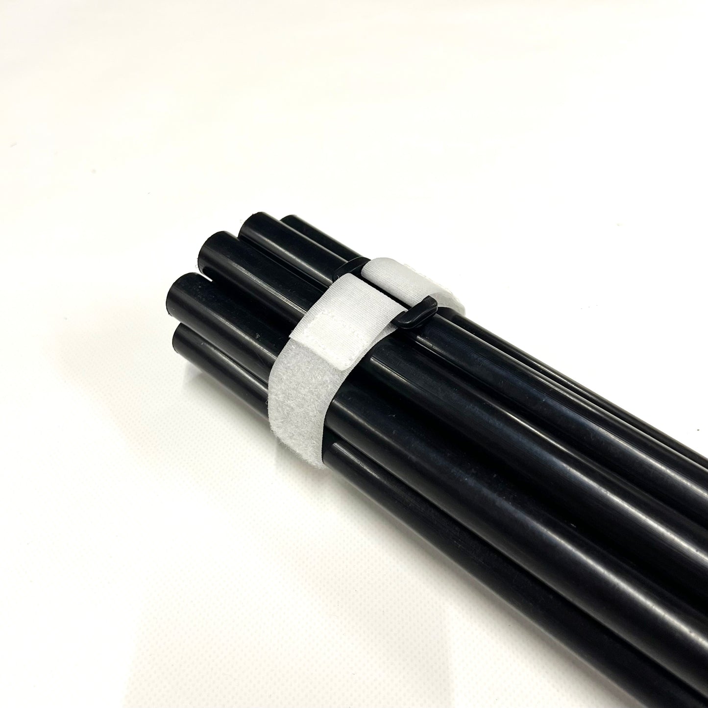 Hook And Loop Tape Strap Plastic Loop Strapping Band Luggage In Black & White