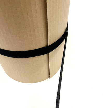 Hook And Loop Tape Strap Plastic Loop Strapping Band Luggage In Black & White