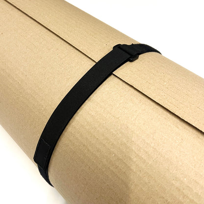 Hook And Loop Tape Strap Plastic Loop Strapping Band Luggage In Black & White