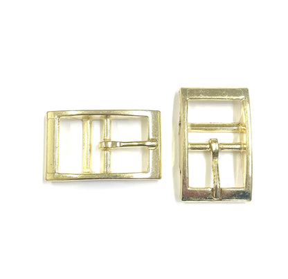 Caveson Buckles Brass Plated Square Ended 16mm 20mm 25mm Dog Collars Webbing Straps Belts