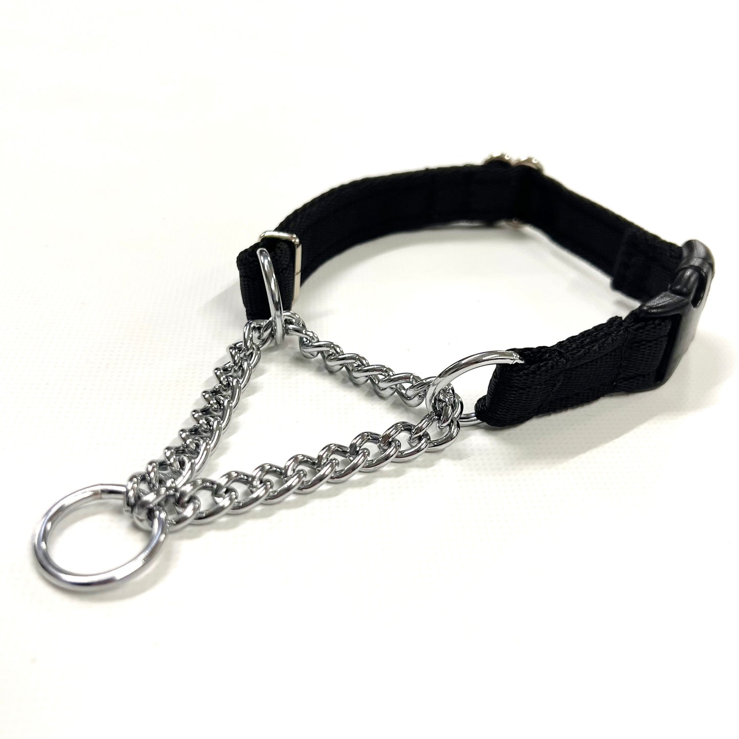 Half Check Chains For Dog Collars In Solid Brass or Chrome Plated In Various Sizes