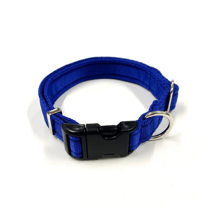 Adjustable Dog Collars 25mm Cushion Webbing In Various Colours And Sizes Small Medium Large