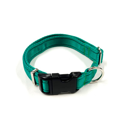 Adjustable Dog Collars 25mm Cushion Webbing In Various Colours And Sizes Small Medium Large