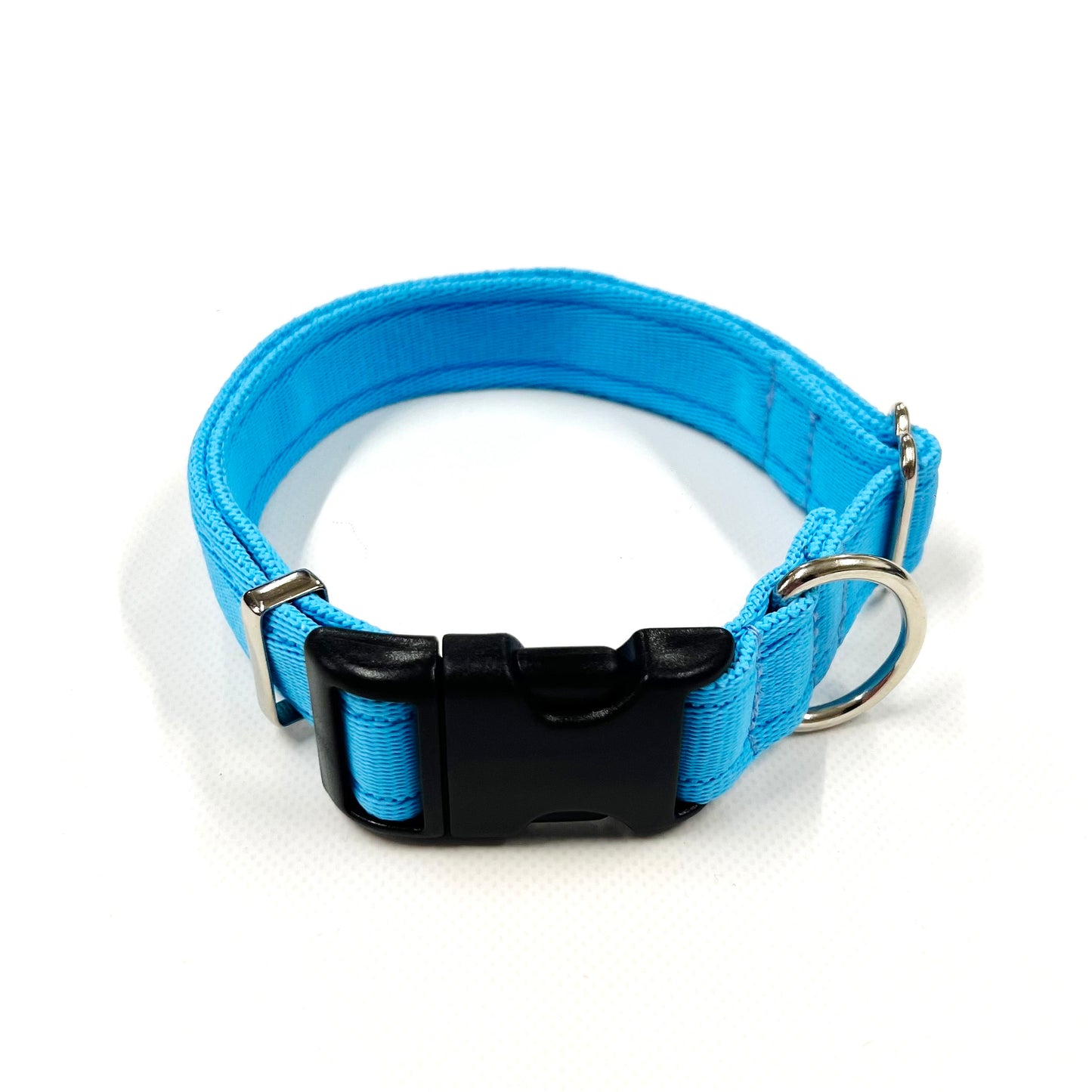 Adjustable Dog Collars 25mm Cushion Webbing In Various Colours And Sizes Small Medium Large