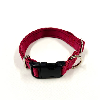 Adjustable Dog Collars 25mm Cushion Webbing In Various Colours And Sizes Small Medium Large