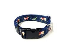 Load image into Gallery viewer, Christmas Dog Collars Adjustable 25mm Wide In Various Designs Small Medium Large