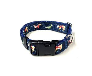 Christmas Dog Collars Adjustable 25mm Wide In Various Designs Small Medium Large