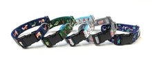 Load image into Gallery viewer, Christmas Dog Collars Adjustable 25mm Wide In Various Designs Small Medium Large