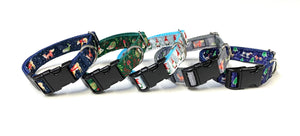 Christmas Dog Collars Adjustable 25mm Wide In Various Designs Small Medium Large