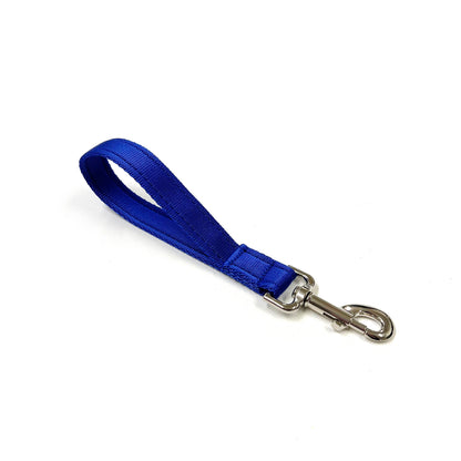 10" Short Close Control Dog Training Lead Leash 25mm Cushion Webbing In 19 Colours
