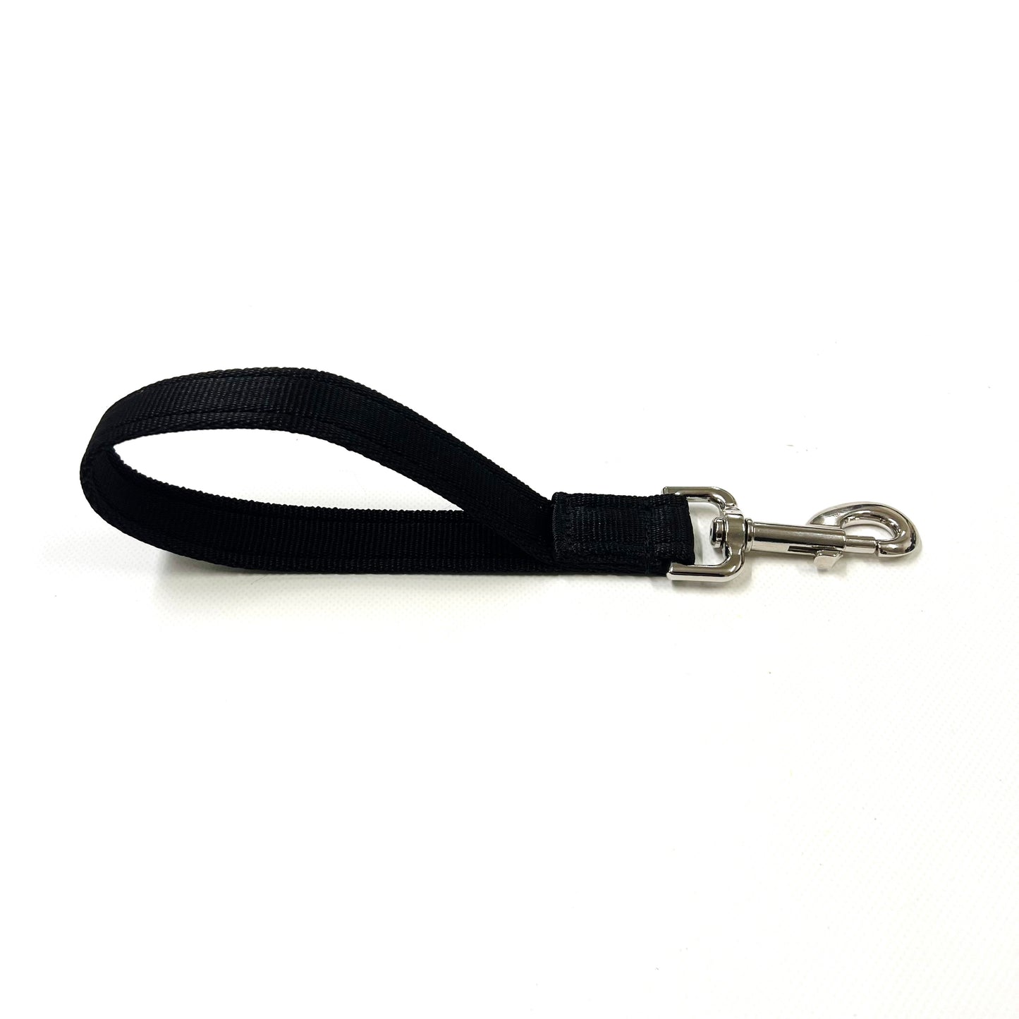 10" Short Close Control Dog Training Lead Leash 25mm Cushion Webbing In 19 Colours