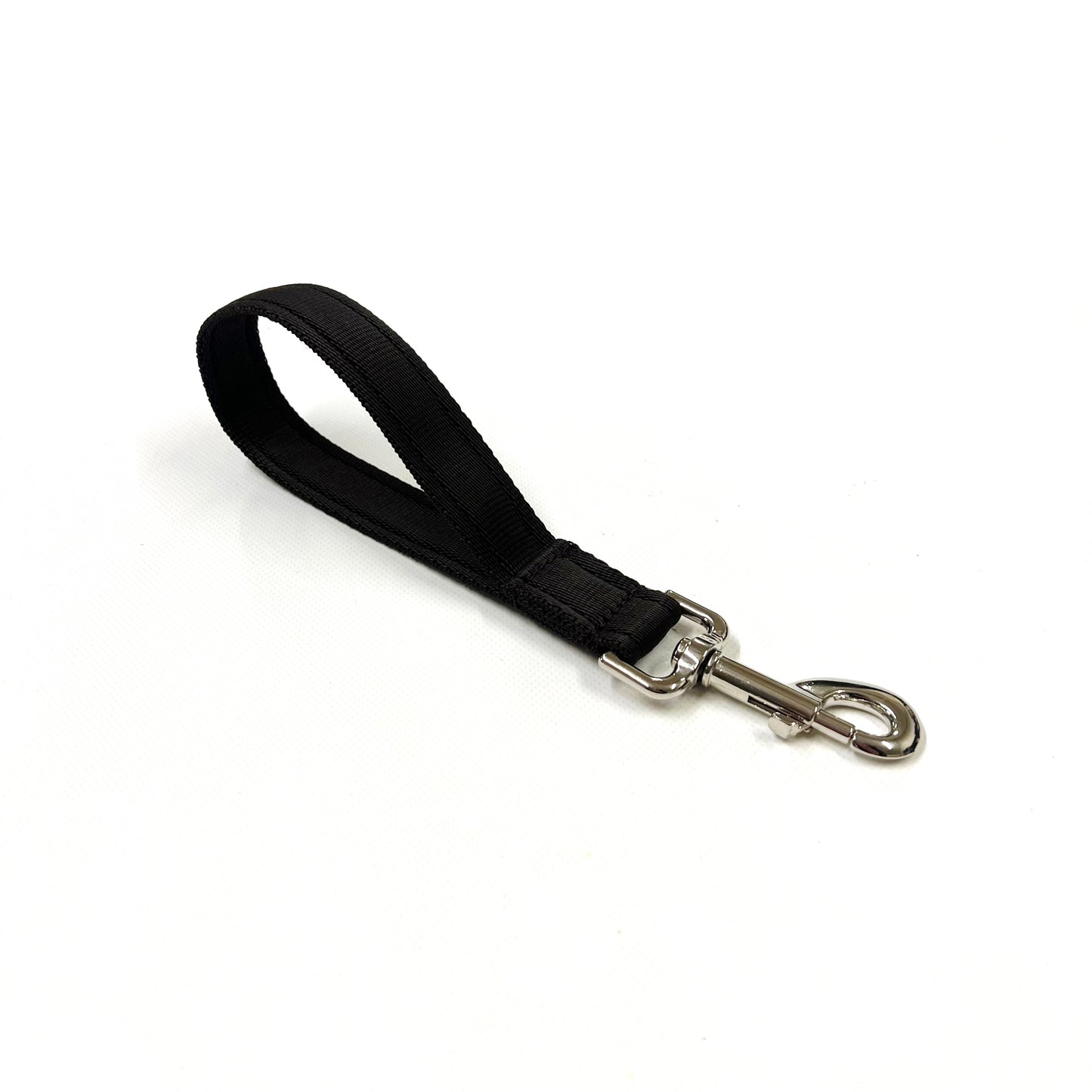 10" Short Close Control Dog Training Lead Leash 25mm Cushion Webbing In 19 Colours