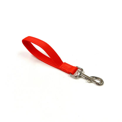 13" Short Close Control Dog Training Lead Leash 25mm Cushion Webbing In 19 Colours