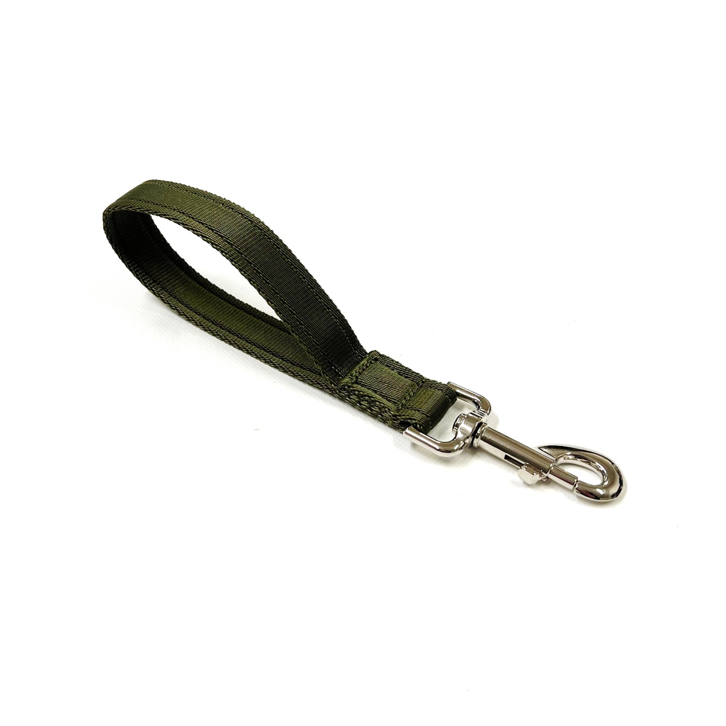 13" Short Close Control Dog Training Lead Leash 25mm Cushion Webbing In 19 Colours