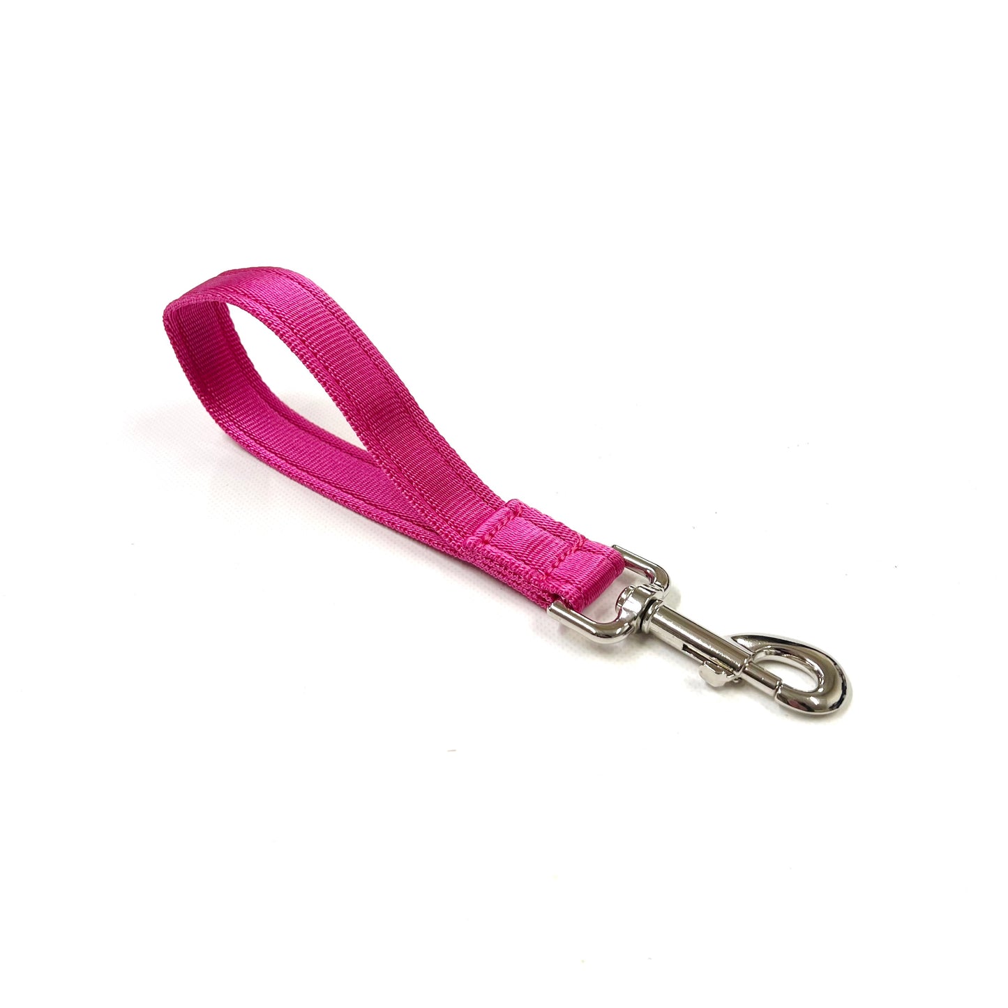 13" Short Close Control Dog Training Lead Leash 25mm Cushion Webbing In 19 Colours