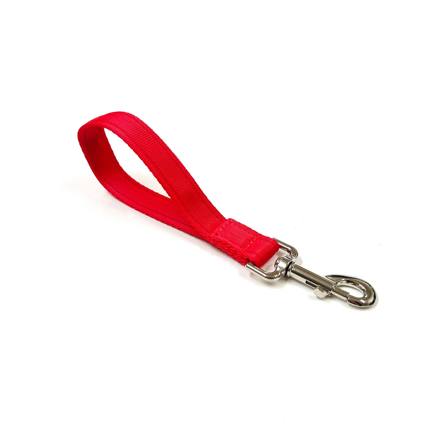 10" Short Close Control Dog Training Lead Leash 25mm Cushion Webbing In 19 Colours