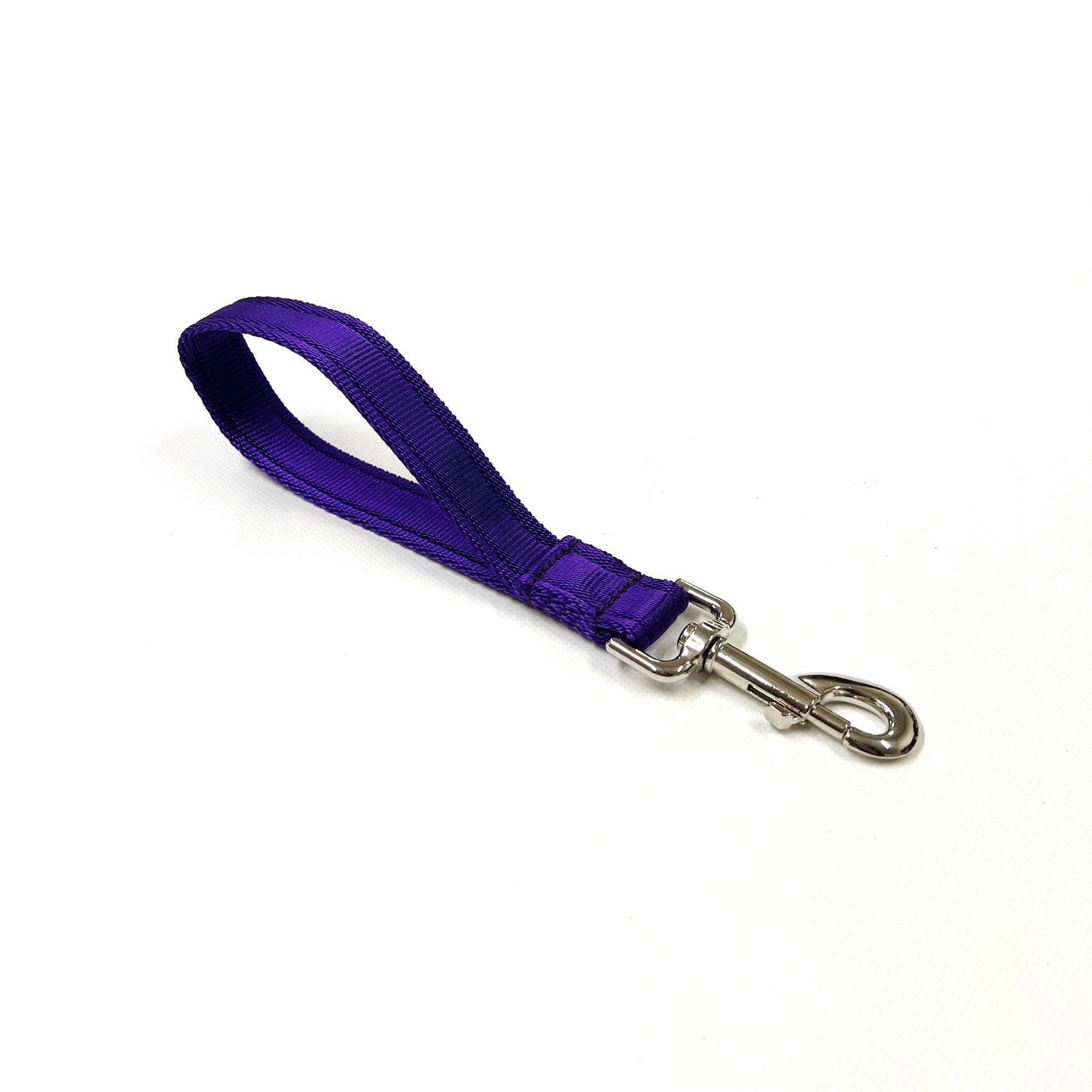 10" Short Close Control Dog Training Lead Leash 25mm Cushion Webbing In 19 Colours