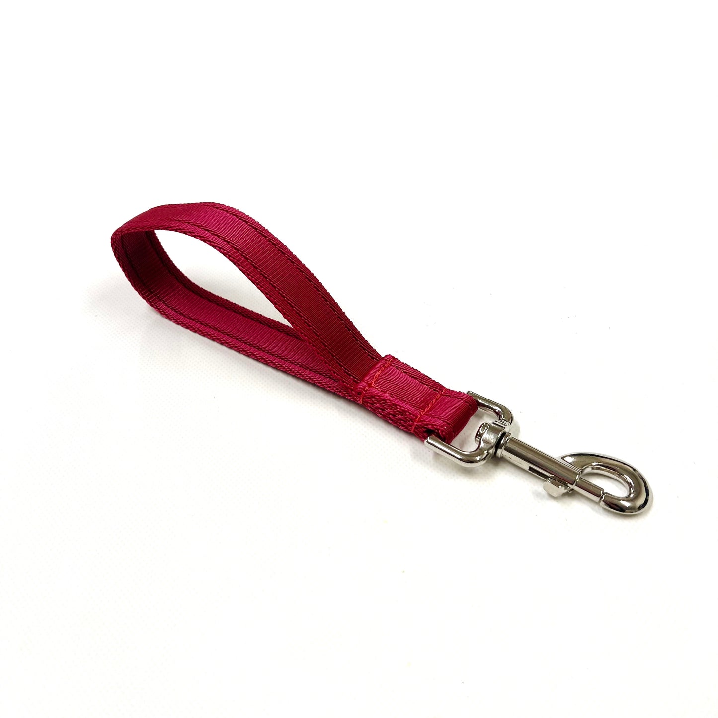 13" Short Close Control Dog Training Lead Leash 25mm Cushion Webbing In 19 Colours