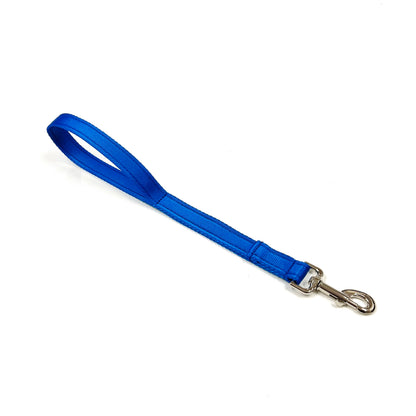 20" Short Close Control Dog Training Lead Leash 25mm Cushion Webbing In 19 Colours