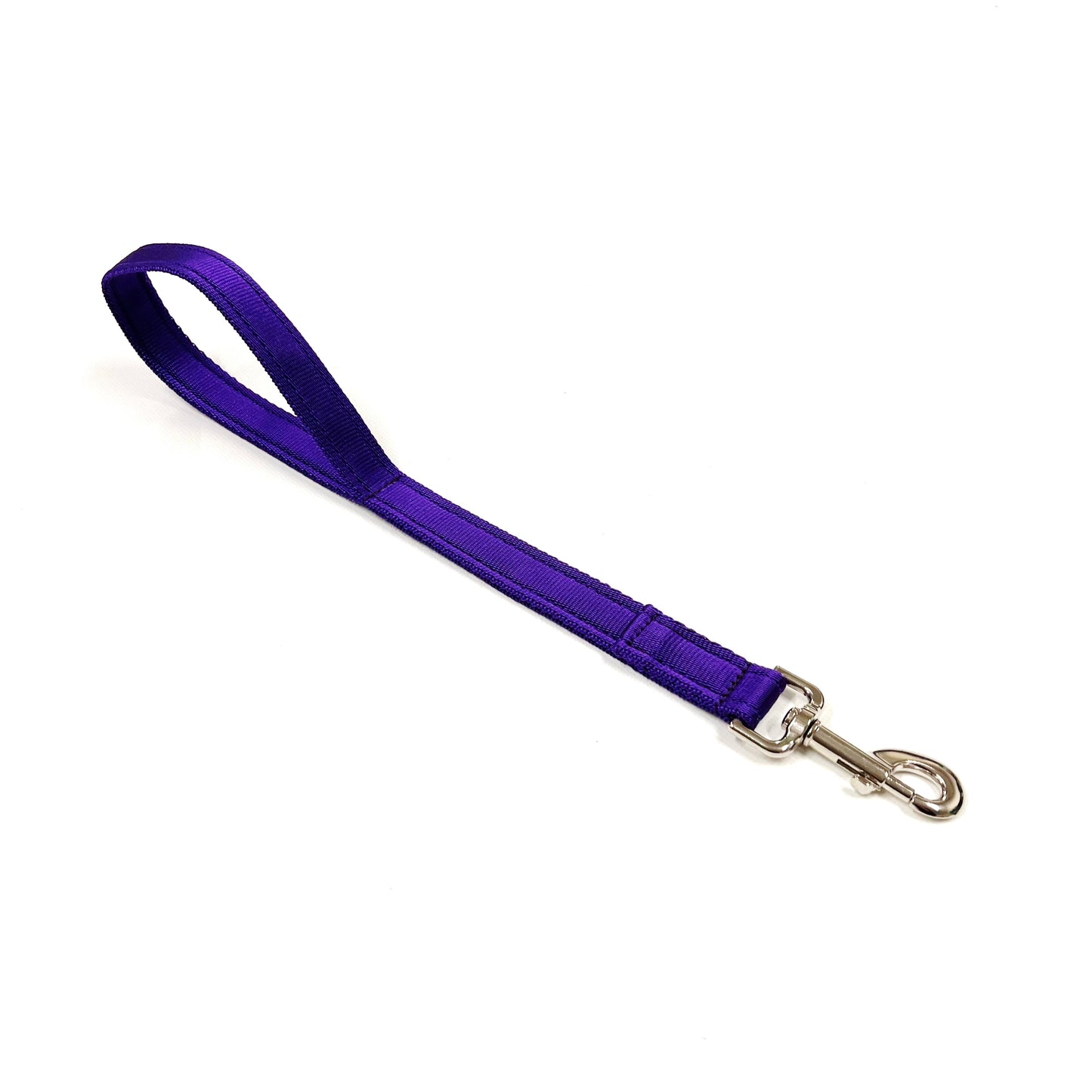 20" Short Close Control Dog Training Lead Leash 25mm Cushion Webbing In 19 Colours