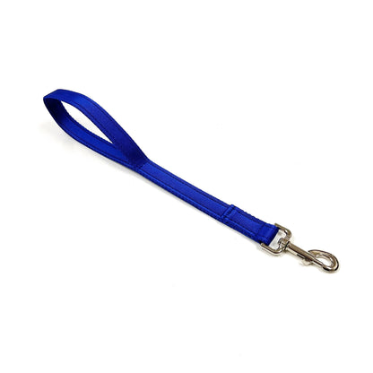 18" Short Close Control Dog Training Lead Leash 25mm Cushion Webbing In 19 Colours